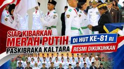 Hadir di Pengukuhan Paskibraka, Irjen Agus Wijayanto Tegaskan Dukungan Polri untuk Generasi Muda Kaltara