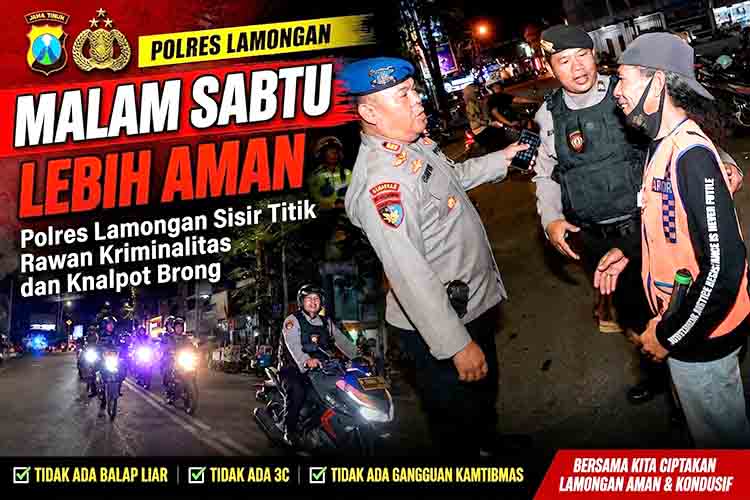 Patroli Besar Polres Lamongan mdn