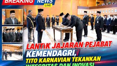 Pelantikan Pejabat Kemendagri