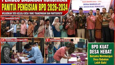 Pemdes Babakan Kukuhkan Panitia Pengisian BPD 2026