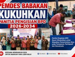 Pemdes Babakan Kukuhkan Panitia Pengisian BPD 2026-2034