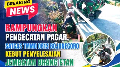 Pengecatan Jembatan Brang Etan