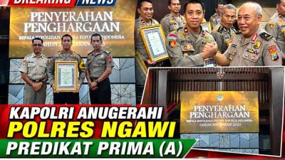 Sabet Predikat Pelayanan Prima Kategori A dari Kapolri, Polres Ngawi Buktikan Komitmen Humanis