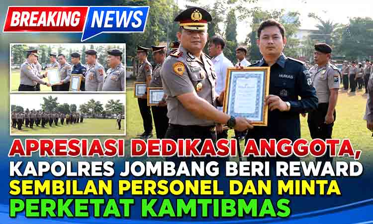 Penghargaan Polisi dalam Upacara Resmi