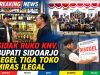 Tegas! Bupati Sidoarjo Tutup Paksa Toko Distributor yang Jual Miras Eceran