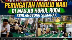 Mantapkan Kebersamaan Warga, Masjid Nurul Huda Kebaron Sukses Gelar Peringatan Maulid Nabi Muhammad SAW