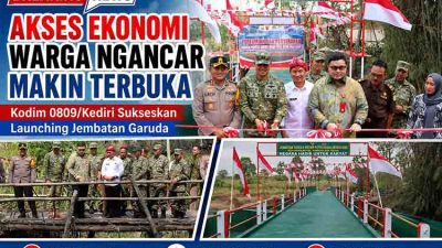 Peresmian Jembatan Garuda Merah Putih
