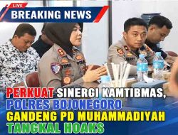 Safari Sertijab, Kapolres Bojonegoro AKBP Yenni Diarty Kulonuwun ke PD Muhammadiyah