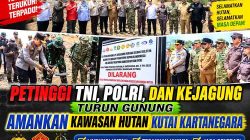 Petinggi TNI, Polri, dan Kejagung Turun Gunung Amankan Kawasan Hutan Kutai Kartanegara