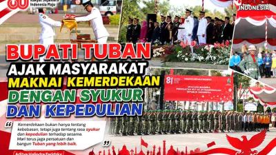 Pimpin Upacara di Alun Alun, Mas Lindra Tegaskan Kemerdekaan Adalah Soal Empati dan Pelayanan