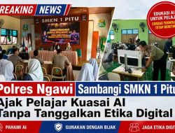 Polres Ngawi Sambangi SMKN 1 Pitu, Ajak Pelajar Kuasai AI Tanpa Tanggalkan Etika Digital