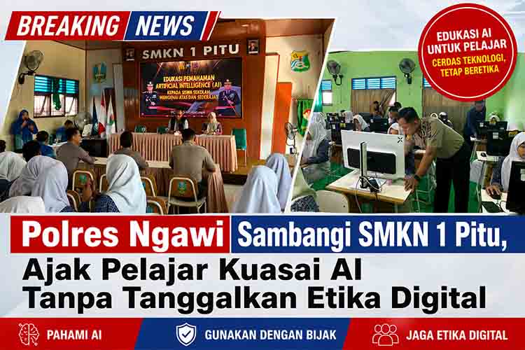 Polres Ngawi Sambangi SMKN 1 Pitu