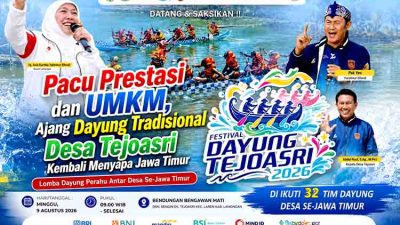 32 Tim Se-Jatim, Festival Dayung Tejoasri 2026 Siap Guncang Bengawan Mati Lamongan