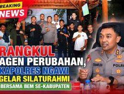 Jelang HUT ke-81 RI, Kapolres Ngawi Merangkul BEM se-Kabupaten Jaga Kondusivitas