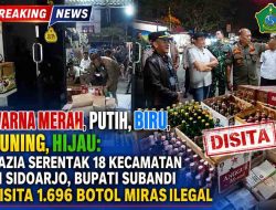 Berkedok Toko Vape, Gudang Miras Ilegal di Graha Kota Sidoarjo Digerebek Tim Gabungan