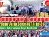 Ribuan Warga Dumpiagung Lamongan Padati Jalan Sehat HUT RI ke-81, Kades: Kebersamaan Kunci Kerukunan
