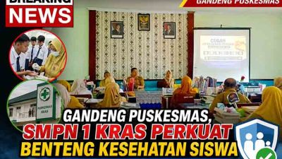 SMPN 1 Kras Perkuat Benteng Kesehatan Siswa