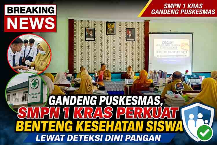 SMPN 1 Kras Perkuat Benteng Kesehatan Siswa