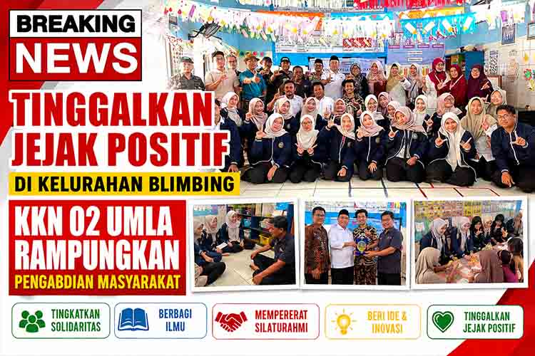 Sebulan Mengabdi di Blimbing, KKN Kelompok 02 UMLA Resmi Ditutup