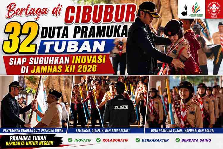 Semangat Pramuka Tuban di Cibubur