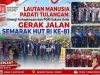 Lautan Manusia Padati Tulangan: Sinergi Forkopimcam dan PGRI Sukses Gelar Gerak Jalan Semarak HUT RI ke-81
