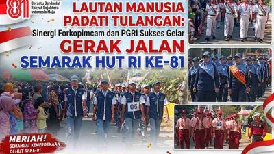 Semarak Gerak Jalan HUT RI ke 81 mdn