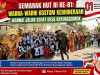 Semarak HUT RI ke-81: Warna-Warni Kostum Kebhinekaan Warnai Jalan Sehat Desa Rayunggumuk