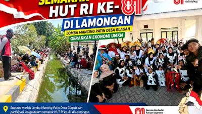 Semarak HUT RI ke 81 di Lamongan