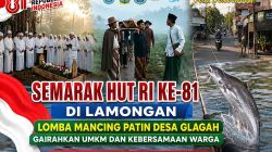 Semarak HUT RI ke-81 di Lamongan: Lomba Mancing Patin Desa Glagah Gairahkan UMKM dan Kebersamaan Warga