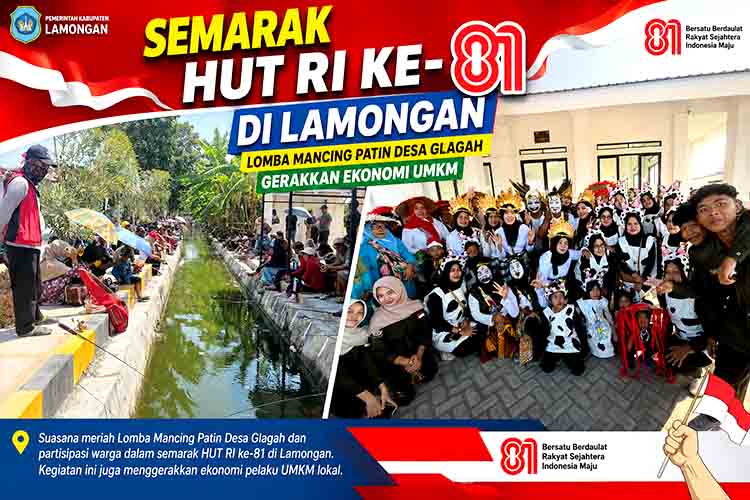 Semarak HUT RI ke 81 di Lamongan