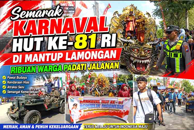 Semarak Karnaval HUT ke 81 RI