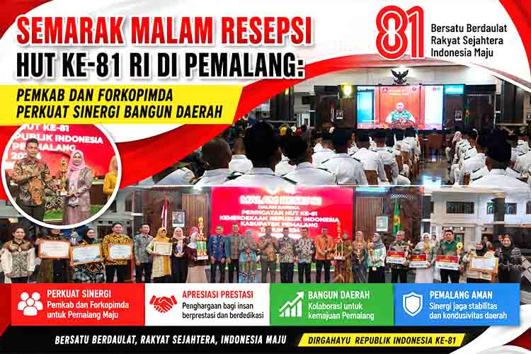 Semarak Malam Resepsi HUT RI ke