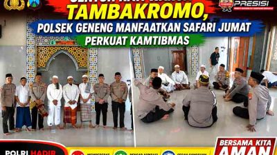 Sentuh Hati Warga Tambakromo, Polsek Geneng Manfaatkan Safari Jumat Perkuat Kamtibmas