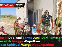 Sentuhan Presisi Satgas TMMD ke-129 Kodim Bojonegoro Genjot Pembangunan Musholla Rest Area Kesongo