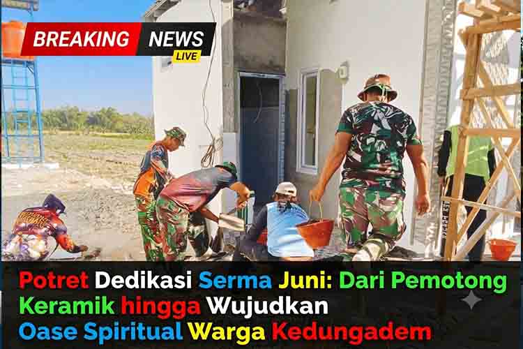 Sentuhan Presisi Satgas TMMD ke 129 Kodim Bojonegoro