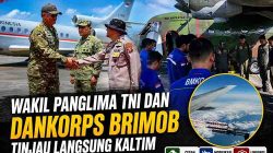Siaga Karhutla IKN, Wakil Panglima TNI dan Dankorps Brimob Tinjau Langsung Kaltim