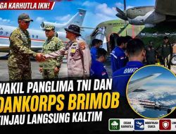 Siaga Karhutla IKN, Wakil Panglima TNI dan Dankorps Brimob Tinjau Langsung Kaltim