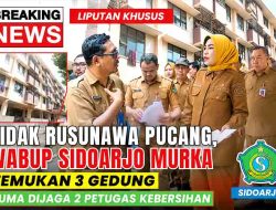 Sidak Rusunawa Pucang, Wabup Sidoarjo Murka Temukan 3 Gedung Cuma Dijaga 2 Petugas Kebersihan
