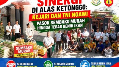 Sinergi Kejari dan TNI Ngawi bagi Masyarakat