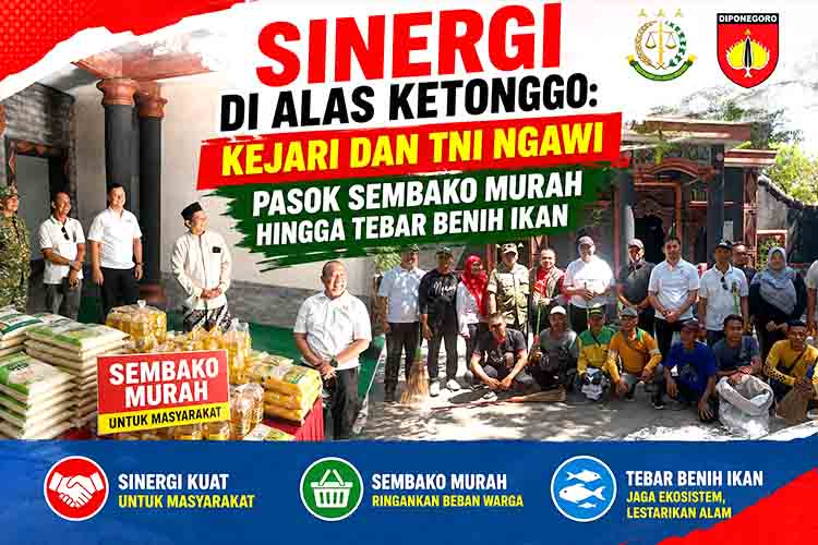 Sinergi Kejari dan TNI Ngawi bagi Masyarakat