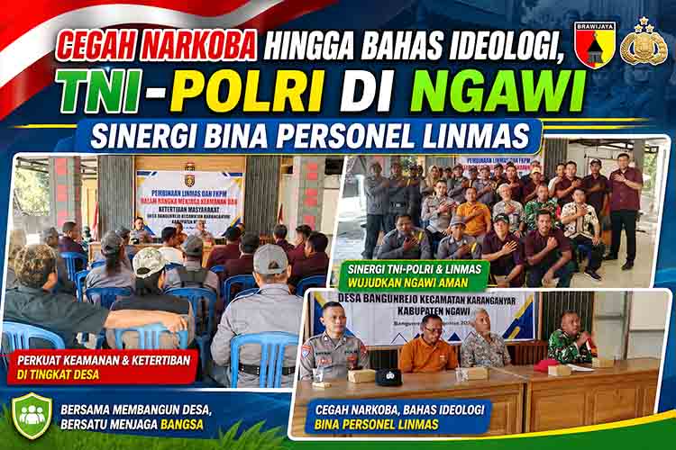 Sinergi TNI Polri Wujudkan Ngawi Aman