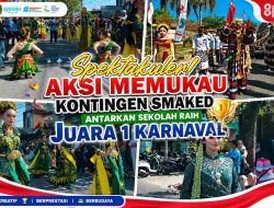 Spektakuler! Aksi Memukau Kontingen SMAKED Antarkan Sekolah Raih Juara 1 Karnaval