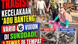 Gagal Menyalip di Sukodadi Lamongan, Pengendara Vario Maut Usai Dihantam Vixion