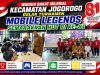 Wadahi Bakat Milenial, Kecamatan Jogorogo Gelar Turnamen Mobile Legends Semarakkan HUT RI ke-81