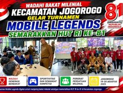 Wadahi Bakat Milenial, Kecamatan Jogorogo Gelar Turnamen Mobile Legends Semarakkan HUT RI ke-81