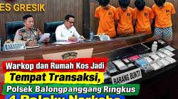 Ketangguhan Polsek Balongpanggang Ungkap Kasus Sabu Dapatkan Apresiasi Satresnarkoba Polres Gresik