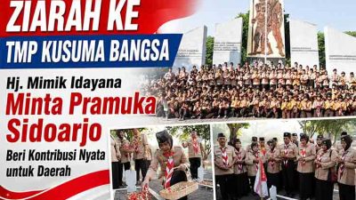 Ziarah Pramuka ke TMP Kusuma Bangsa