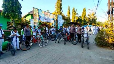 Aksi Kreatif Polres Ngawi di Jalanan