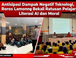 Antisipasi Dampak Negatif Teknologi, Polres Lamongan Bekali Ratusan Pelajar Literasi AI dan Moral