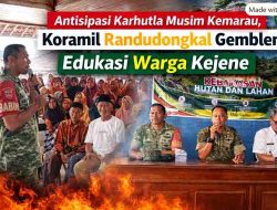 Antisipasi Karhutla Musim Kemarau, Koramil Randudongkal Gembleng Edukasi Warga Kejene